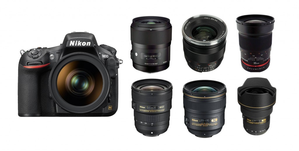 best wide-angle lenses for nikon D810
