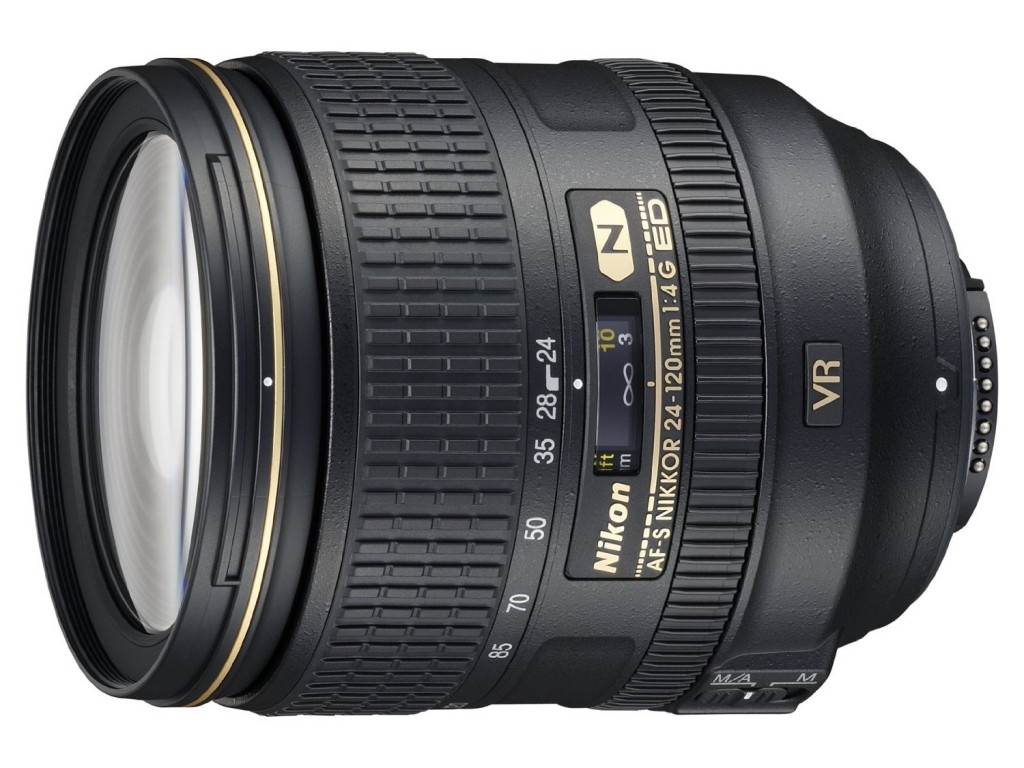 Nikon AF-S Nikkor 24-120mm F4G ED VR lens