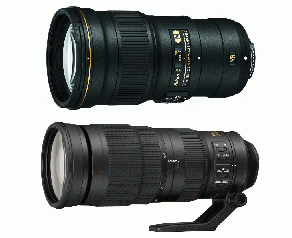 Nikon-AF-S-Nikkor-300-F4E-and-200-500mm-F5.6E-vr-lens
