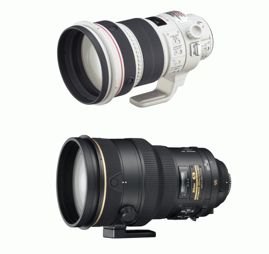 Canon-and-Nikon-200mm-f2-lens