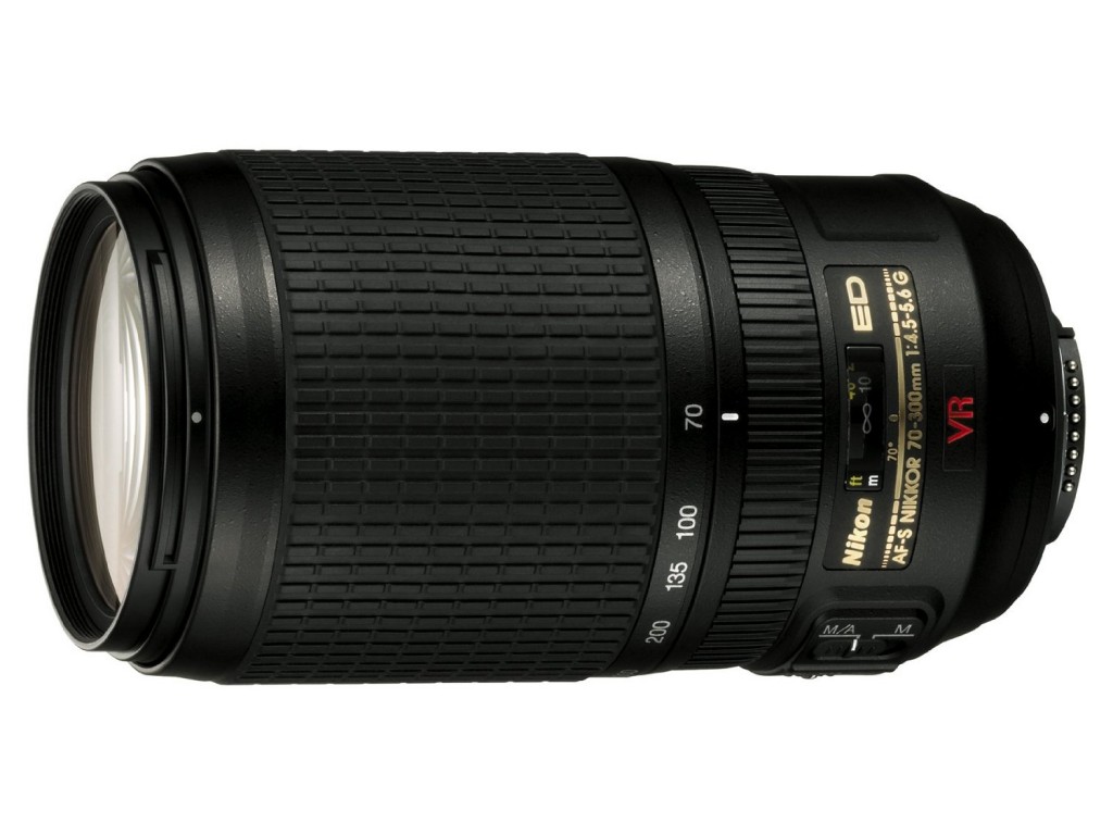 Nikon 70-300mm F4.5-5.6G ED VR lens